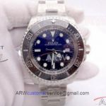 New Upgraded  Replica  Rolex Sea-Dweller 44MM Watches - Deepsea 316L Stainless Steel D-Blue Face 